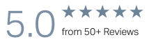 5 stars from 50+ Reviews