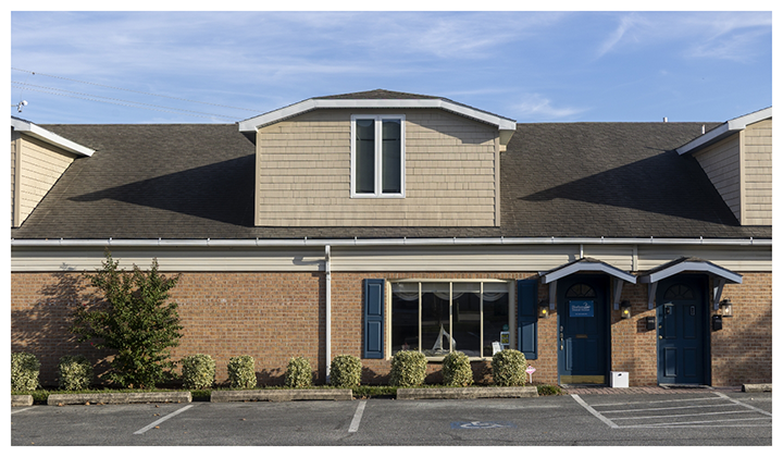 Front view of dental office in Cambridge